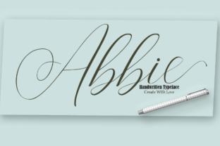 Abbie: A Soft, Striking Script Font for Creative Projects