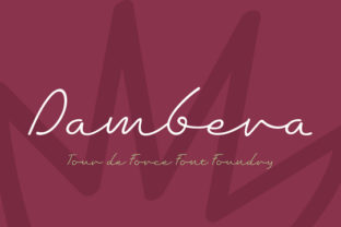 Dambera Retro: A Timeless Script Font for Creative Expression