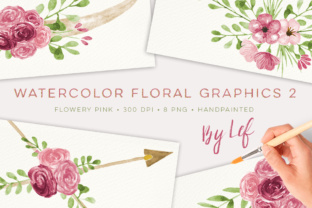 Elevating Visual Communication with the Floral Romantic Graphics Set with Wreaths and Horns