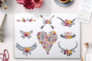 Floral Heart and Banner Vector: A Designer’s Tool for Workflow Efficiency and Creative Flexibility