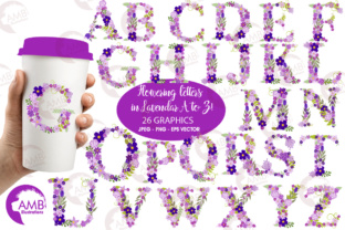 Floral Letters Purple: A Versatile Design Resource for Creative Projects