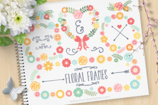 Floral Wreath Frames Clipart: Enhancing Design Workflows with Versatile Visual Assets