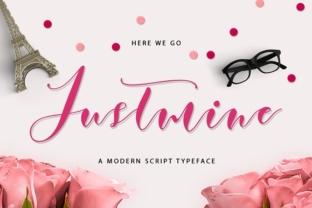 Justmine: Elevating Feminine Design with a Stunning Handwritten Font