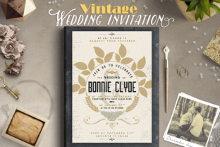 Vintage Wedding Invitation III: Timeless Elegance for Modern Brides