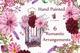 Watercolor Floral Bouquets Clipart: A Versatile Resource for Creative Design Projects