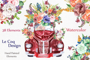 Watercolor Floral Clip Art: A Versatile Design Resource for Creatives