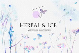 Watercolor Floral Design Collection: Herbal & Ice