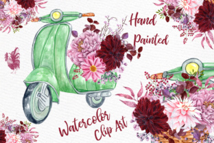 Watercolor Flowers Clipart for Wedding Invites & DIY Projects