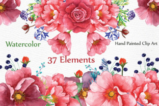 Watercolor Peonies Clipart: Enhancing Wedding Designs and DIY Projects with High-Quality Floral Elements