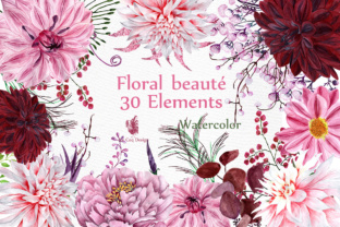 Watercolour Floral Clipart: A Versatile Design Resource
